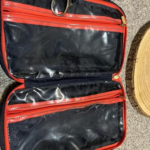 Tory Burch Multicolor Striped Toiletry Bag - Picture 9 of 10